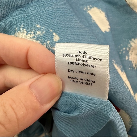 NWT HUNTER BELL CARMEN  One-shoulder Fish Printed Midi Dress SZ US 6 - Picture 8 of 10